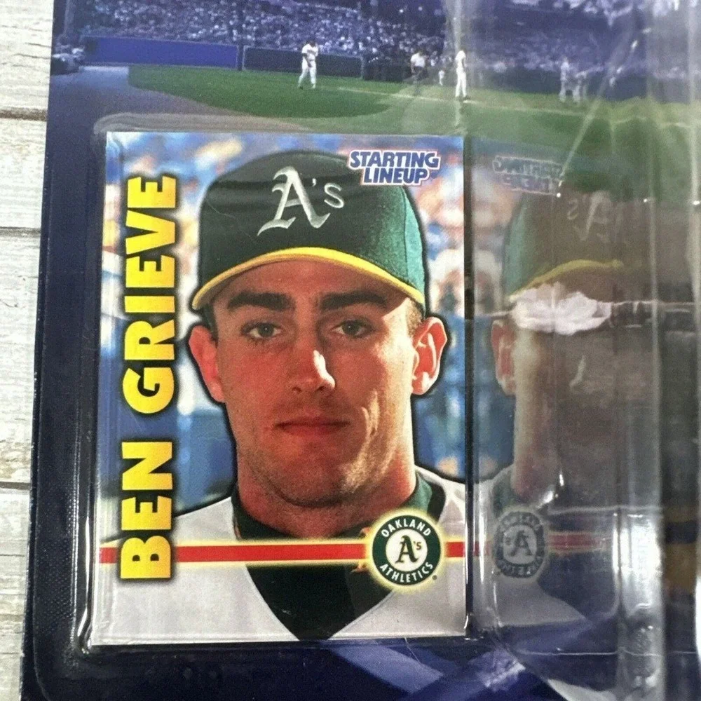 1999 Starting Lineup Baseball Figure Card Ben Grieve Oakland Athletics Hasbro